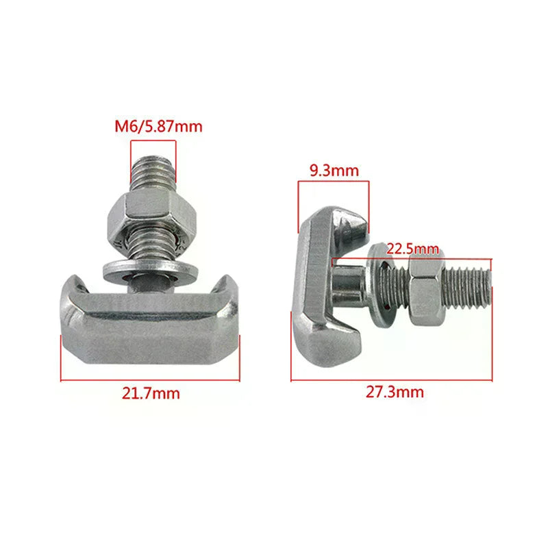 T-bolts Stainless Steel Battery Terminal Connectors Cable Screw