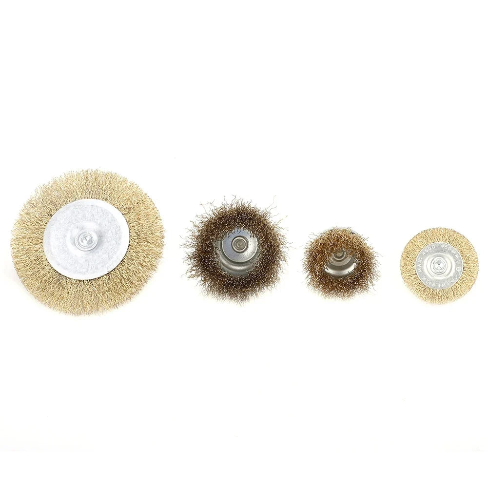 Wire Brush Cup Flat Brushes Drill Wheel Tools