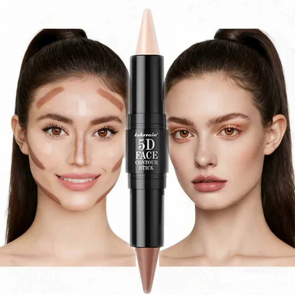 Lakerain 5D Dual-Ended Contour & Highlighter Stick | 12Hr Wear