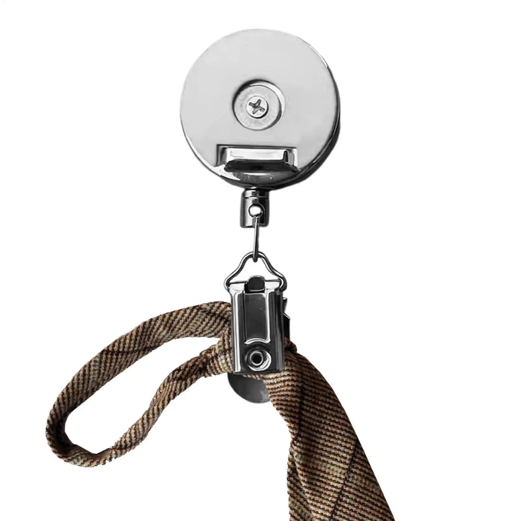 Retractable Metal Towel Clip | Adhesive Wall Mount Holder