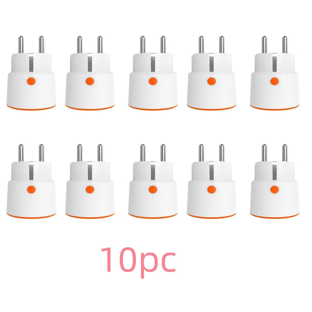 Tuya Zigbee 3 0 Smart Powe Plug EU 16A Outlet Socket Child Lock Life