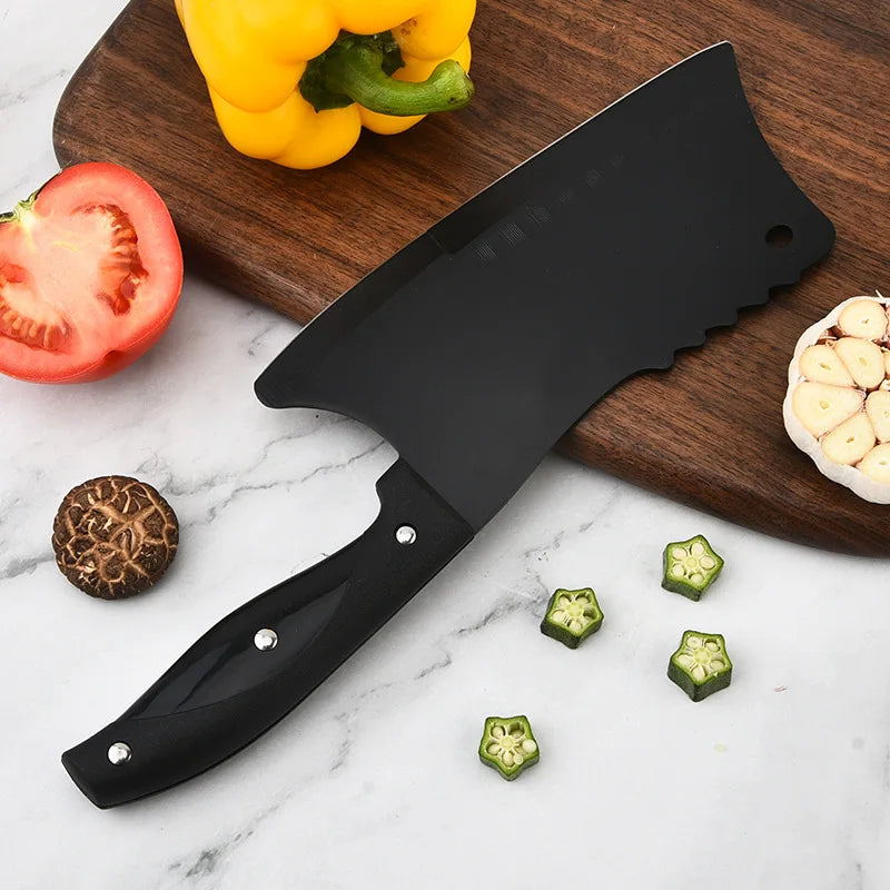 COOKCRAZE 8" Damascus Chef Knife – Meat Cleaver & Kitchen Knife