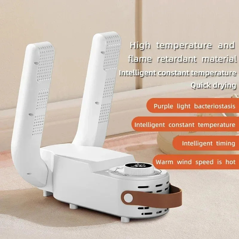 NOCCLILI Adjustable Shoe Dryer Warmer – Deodorizing & Sterilizing