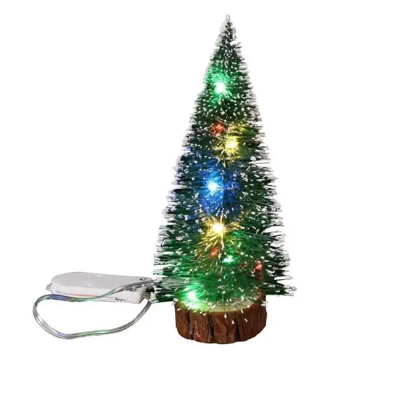 Mini LED Artificial Christmas Tree Desktop Decor – 4 Sizes