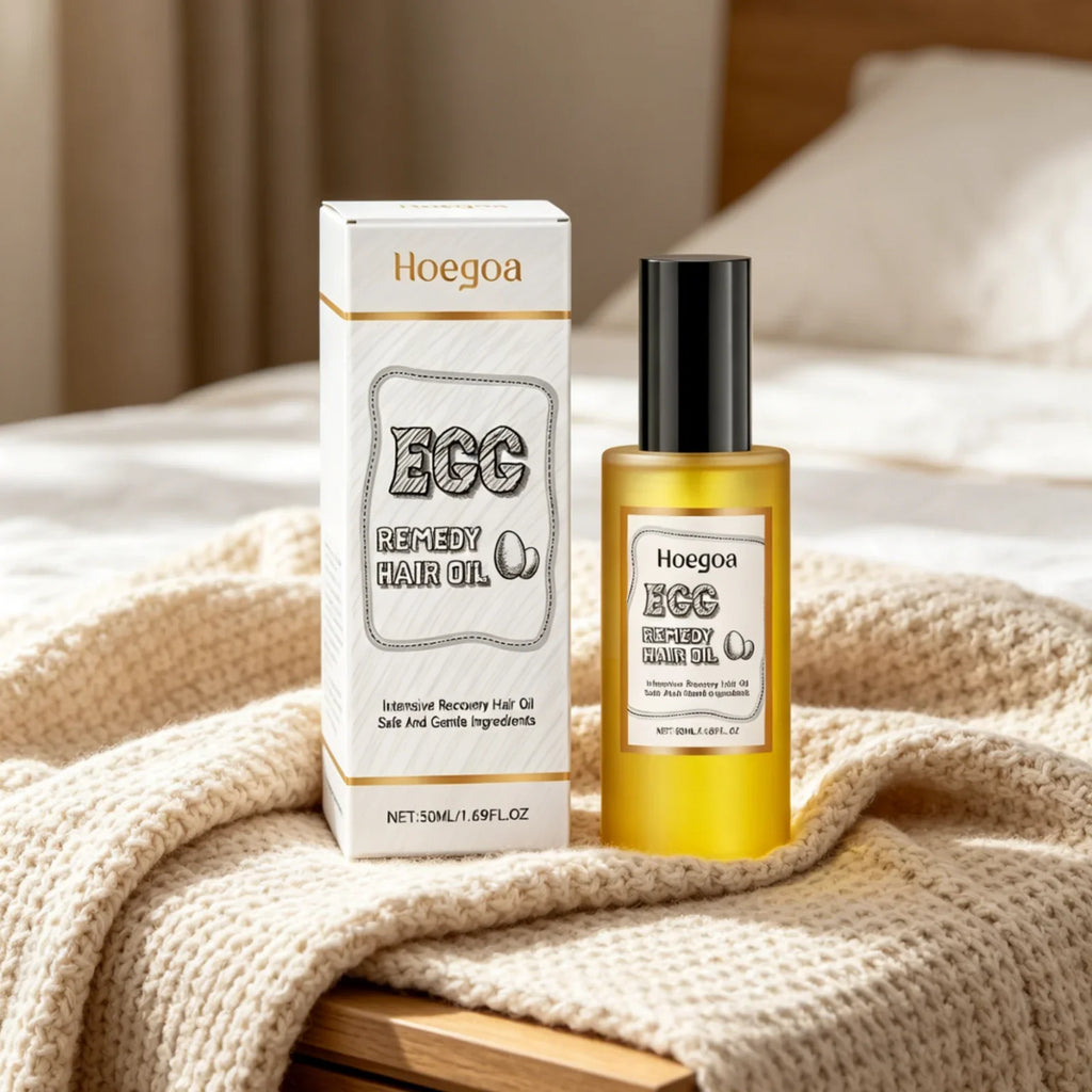Hoegoa Egg Remedy Hair Oil – Frizz Repair & Nourishing 50ml