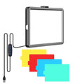 8" RGB LED Video Light Panel 3000–6000K | Live Streaming