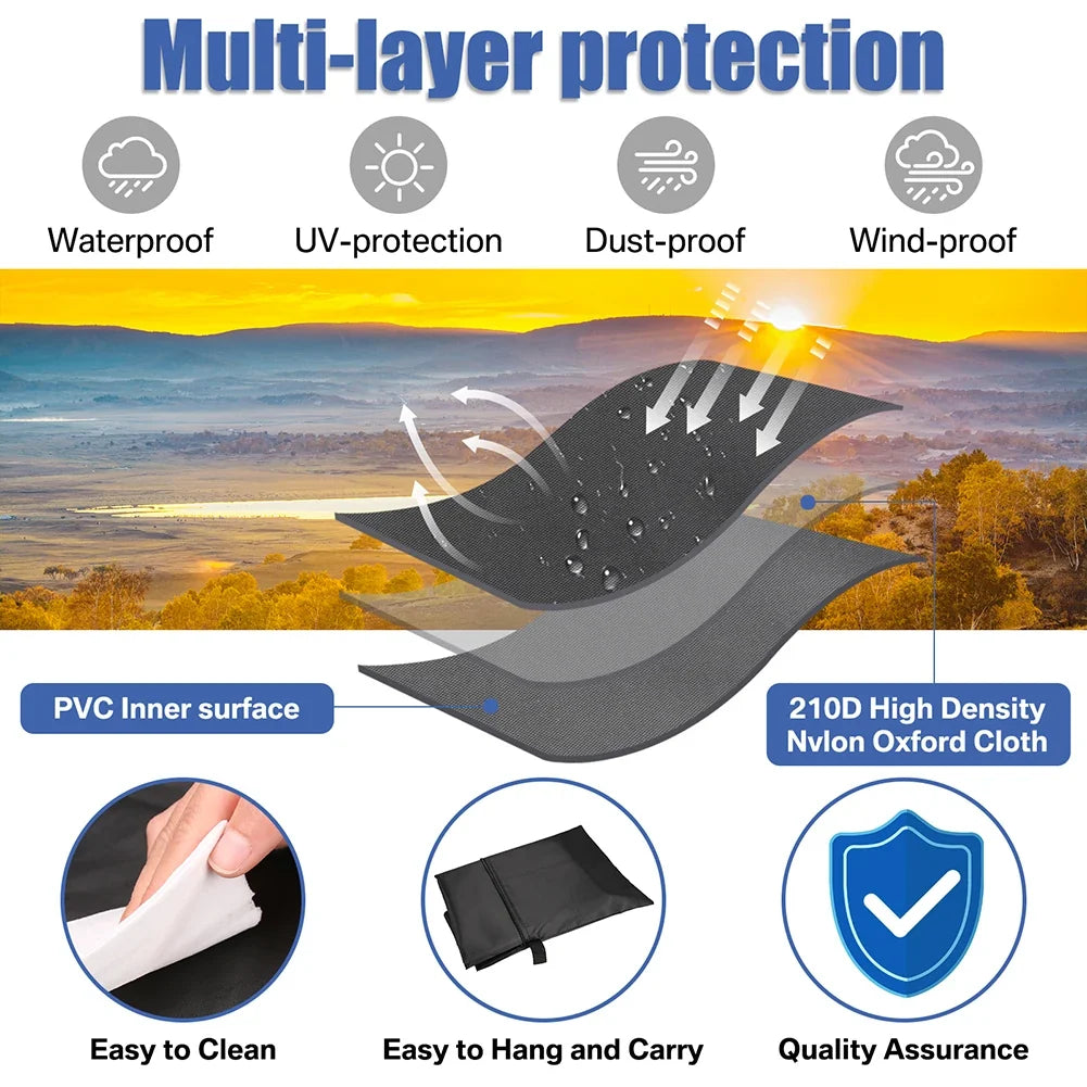 Waterproof Patio Umbrella Cover 210D Oxford | Cantilever & Straight