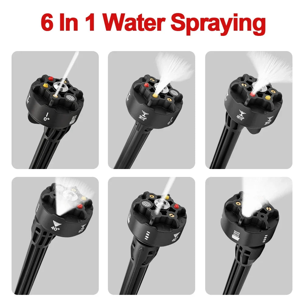 6-in-1 Cordless Electric Pressure Spray Gun for Makita Battery