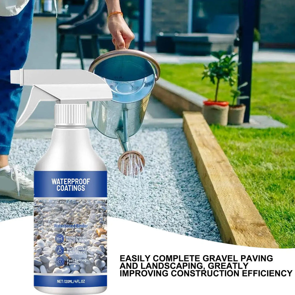 120ml Fast-Dry Gravel Binder & Mulch Glue for Garden & Patio