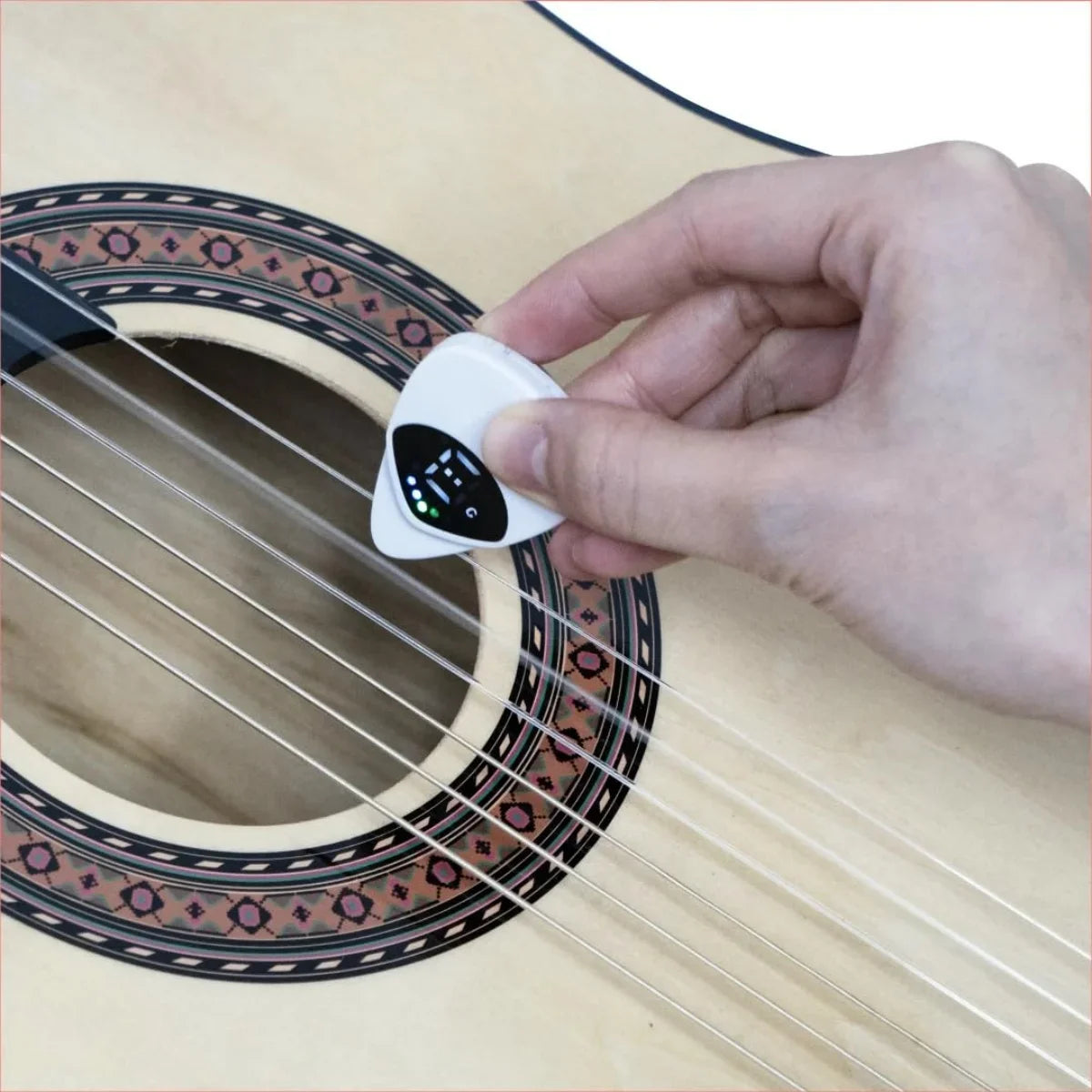 2-in-1 Guitar & Ukulele LED Pick Tuner | Chromatic