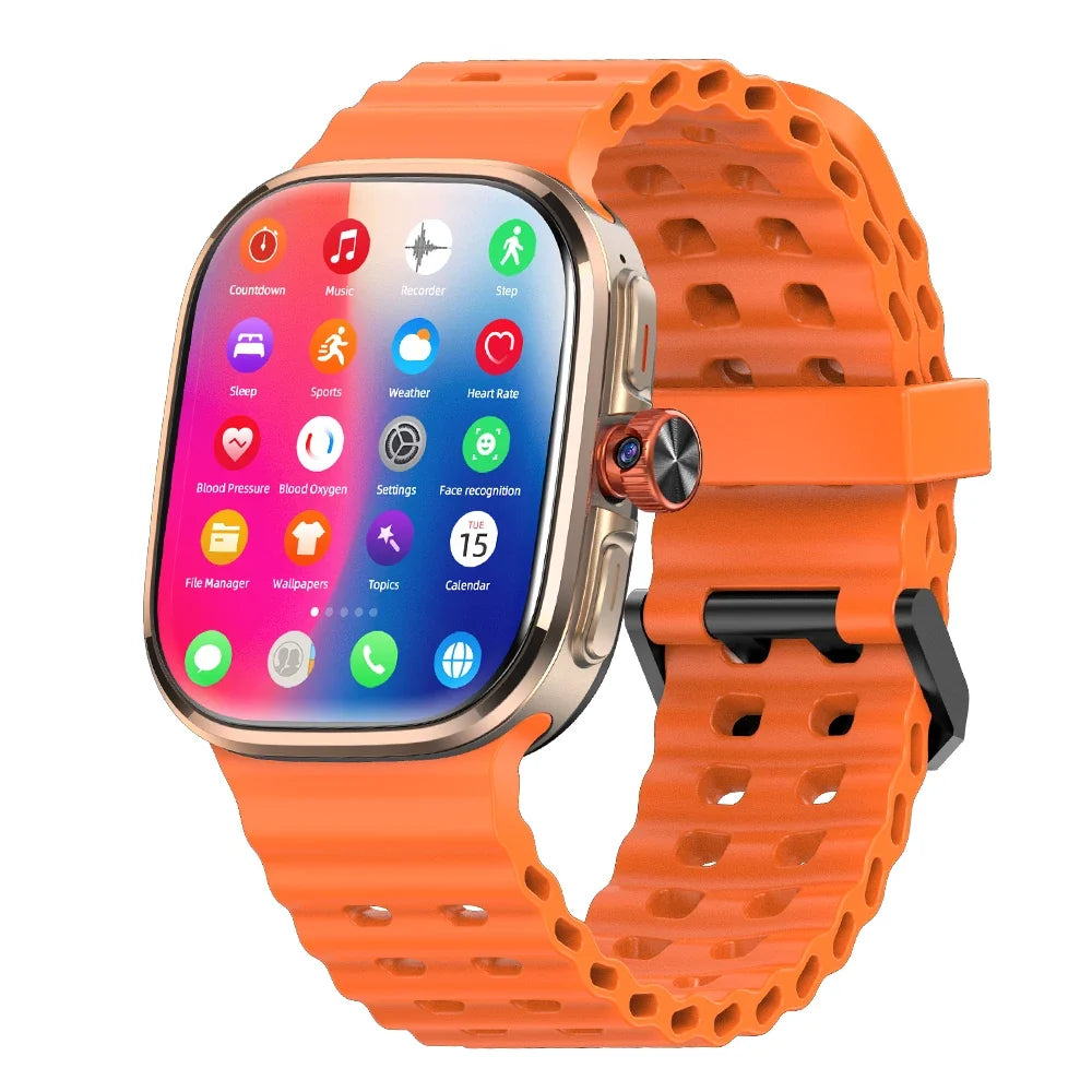 Zestbolt P2 2.29" AMOLED 4G Android 13 Smart Watch | 8MP Camera