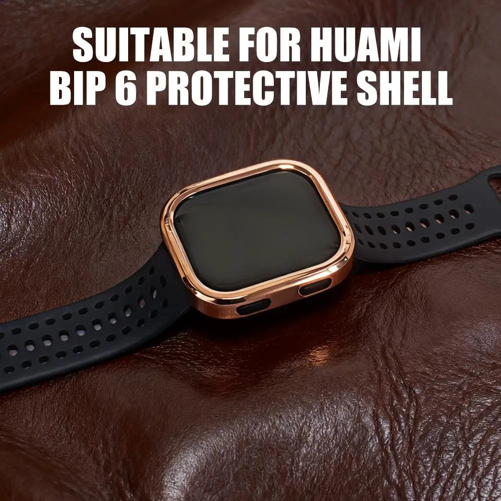 Amazfit Bip 6 Metal Bezel Case – Shockproof Bumper Cover