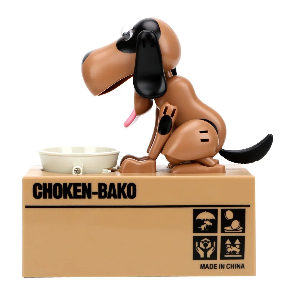 Robotic Dog Coin Bank – Animated Electronic Piggy Bank for Kids