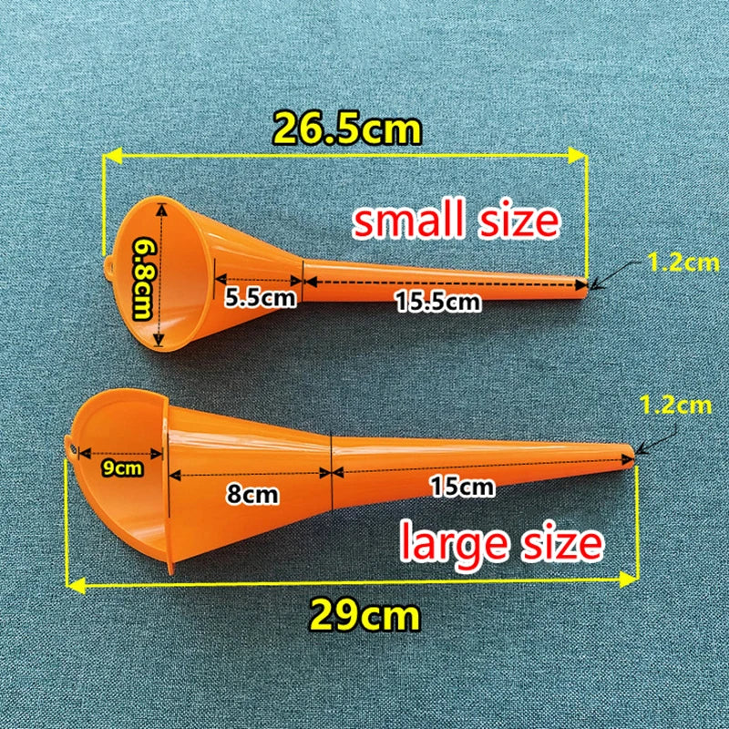 Long Stem Anti-Splash Fuel Funnel for Cars & Motorcycles