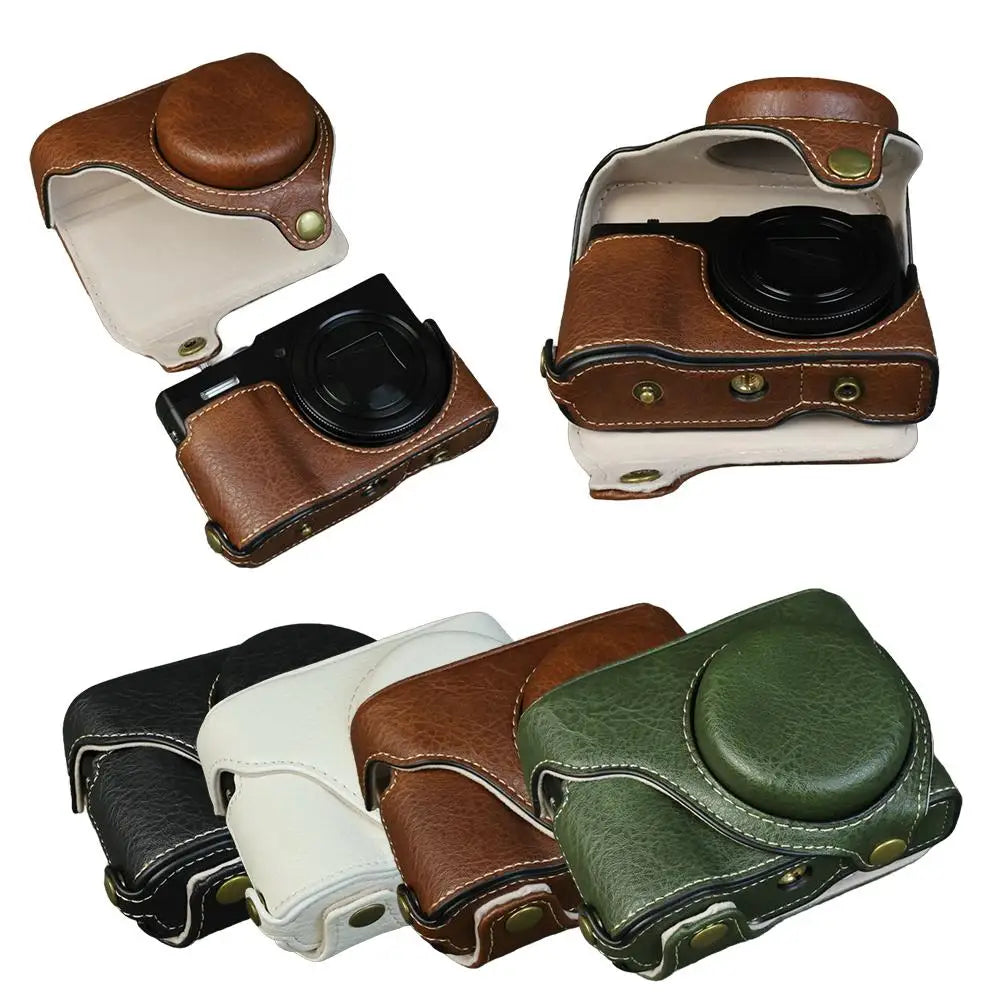 Lumix Tz99 Zs99 PU Leather Protective Case Travel Camera Bag Foreskin