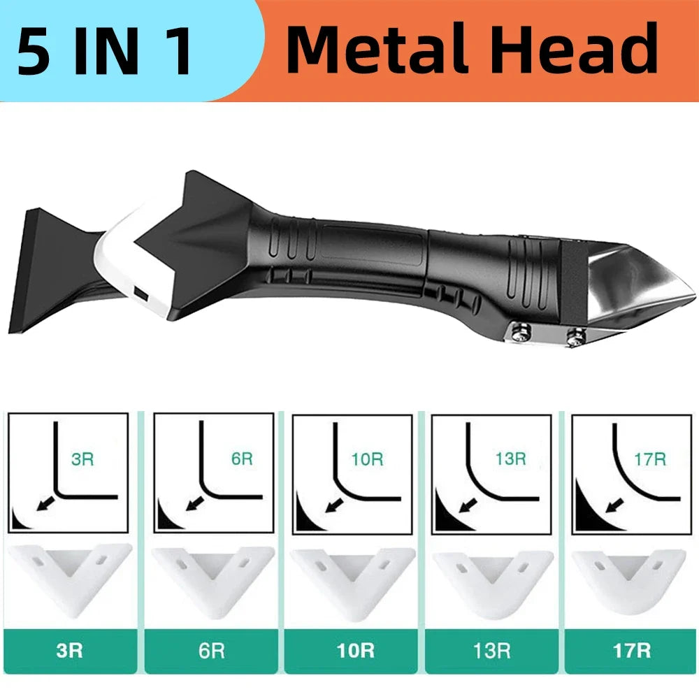 9-in-1 Caulk Finisher & Silicone Sealant Scraper Tool Set