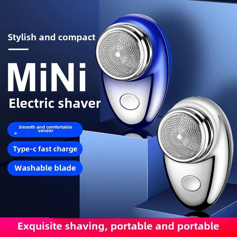 Men's Mini Shaver Waterproof Razors Machine USB Charging Portable