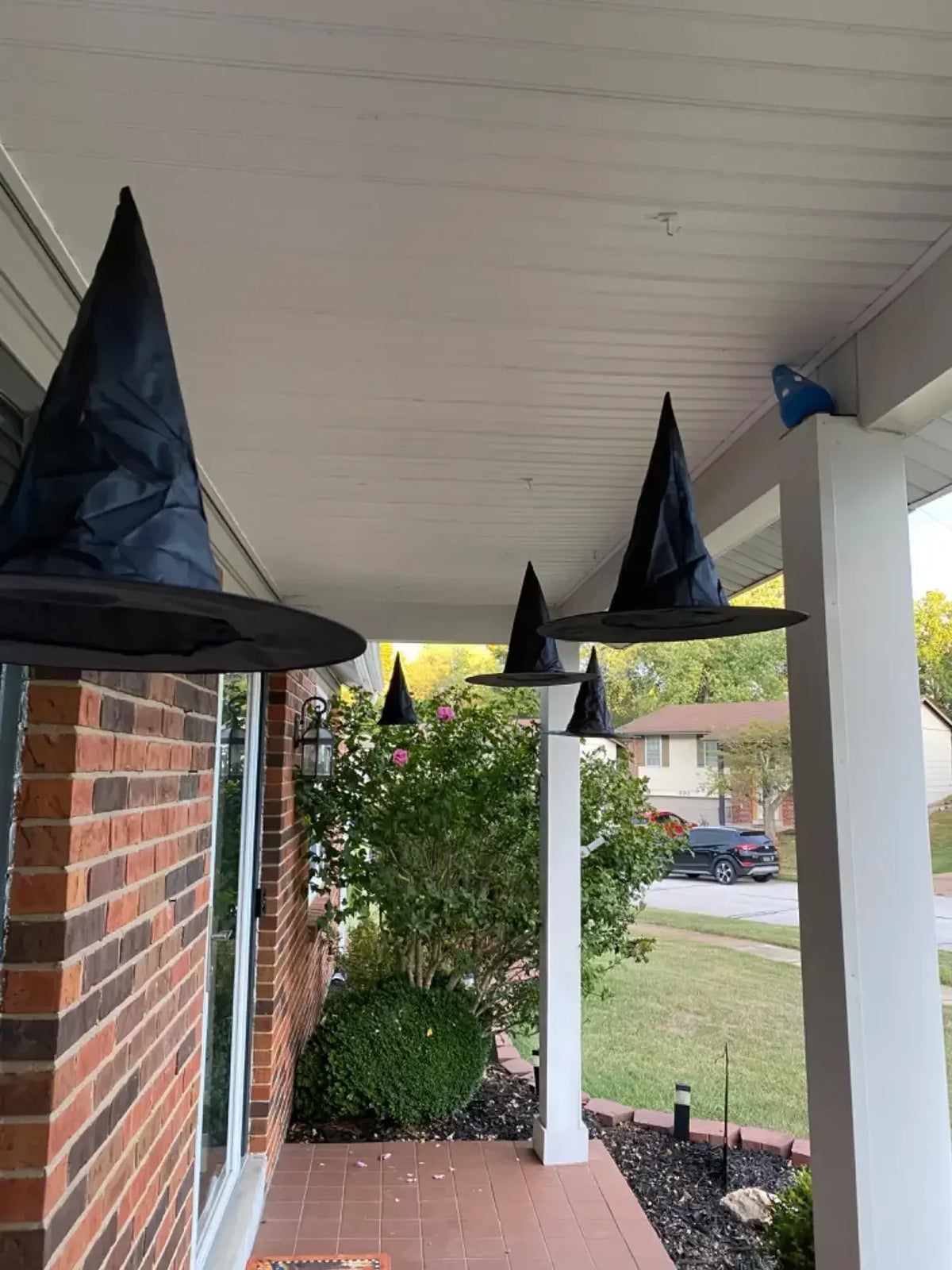 Halloween Witch Hats Black Folds Wizard Hat Women Men Masquerade