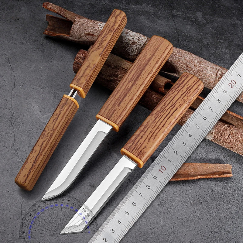 Dragon Phoenix Double Knife Stainless Steel Mandarin Duck Portable
