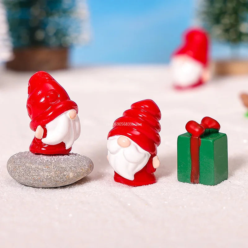 Cute Red Dwarf Gnome Figurine | Mini Garden Landscape Ornament