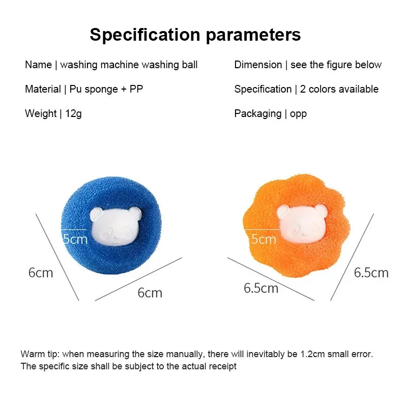 Reusable Laundry Washing Balls – Lint & Hair Remover
