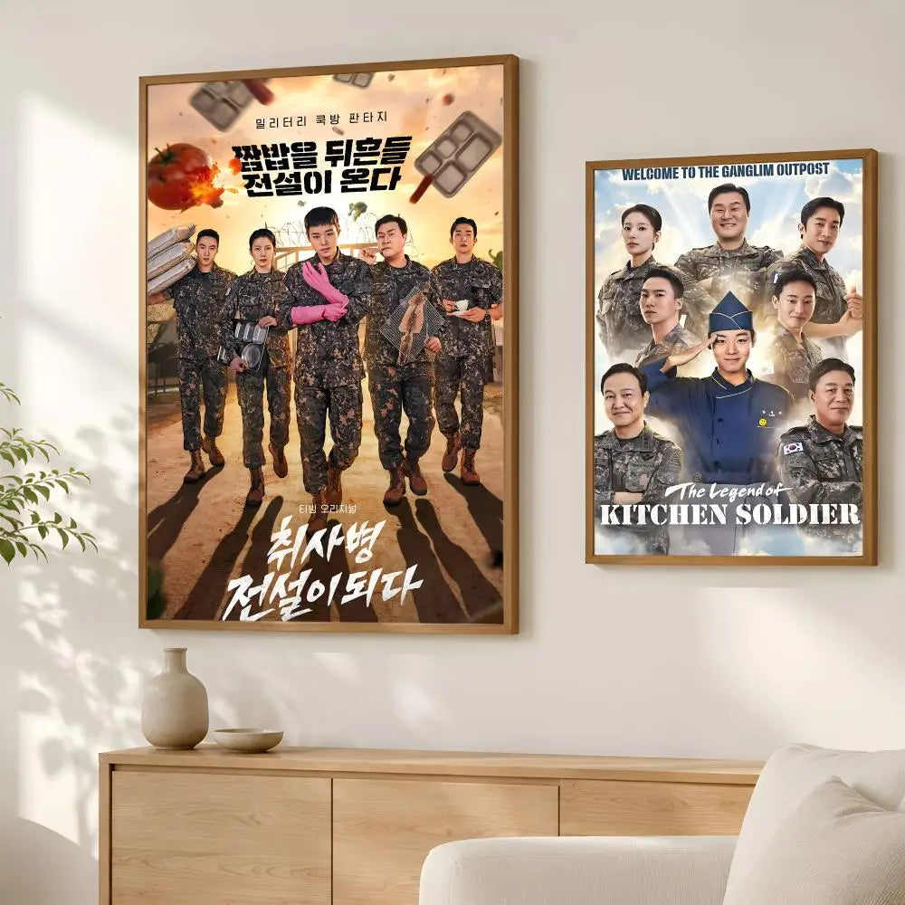 Legend of Kitchen Soldier Self-Stick HD Wall Art Poster