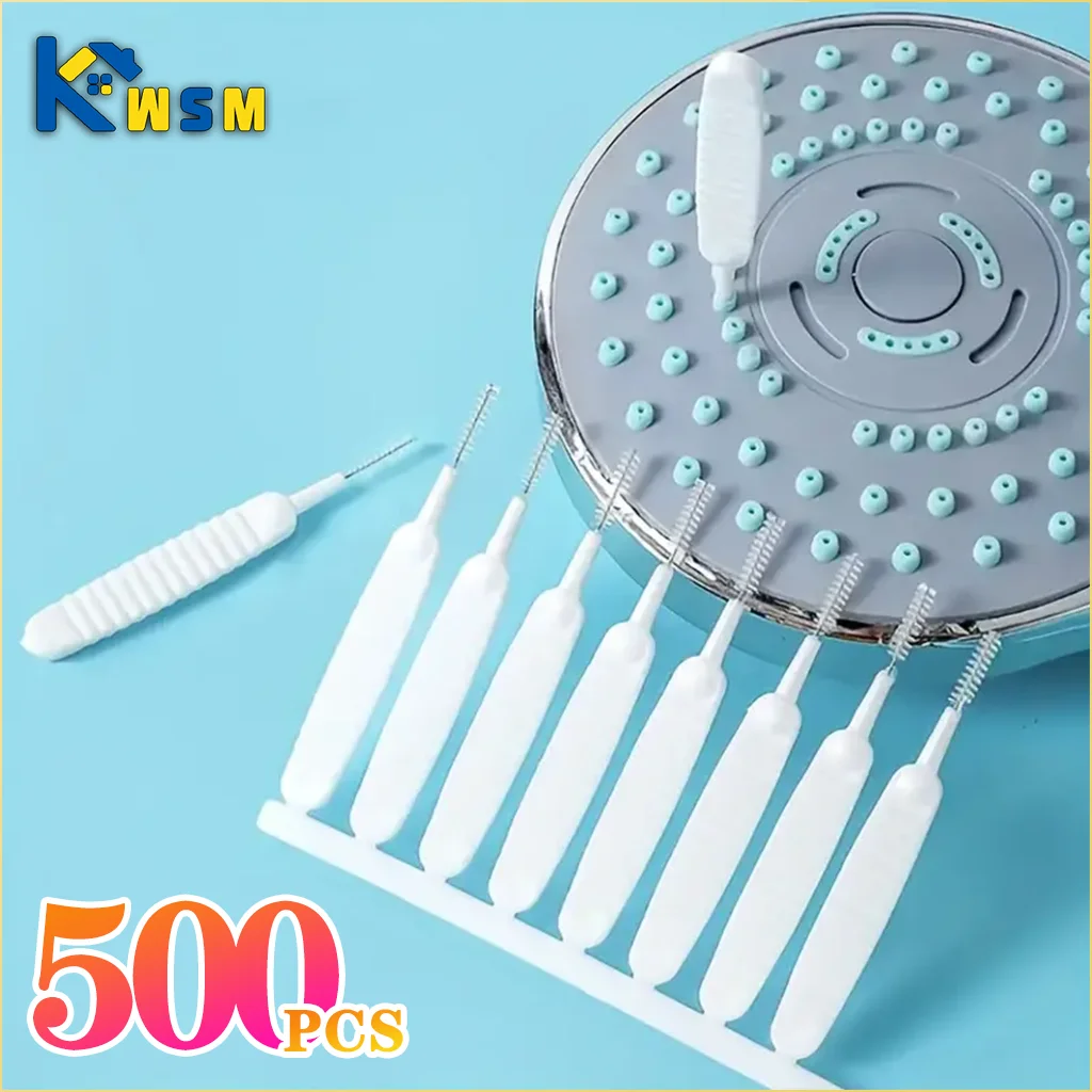 Micro Nylon Shower Nozzle Cleaning Brushes – 10 to 500 Pack
