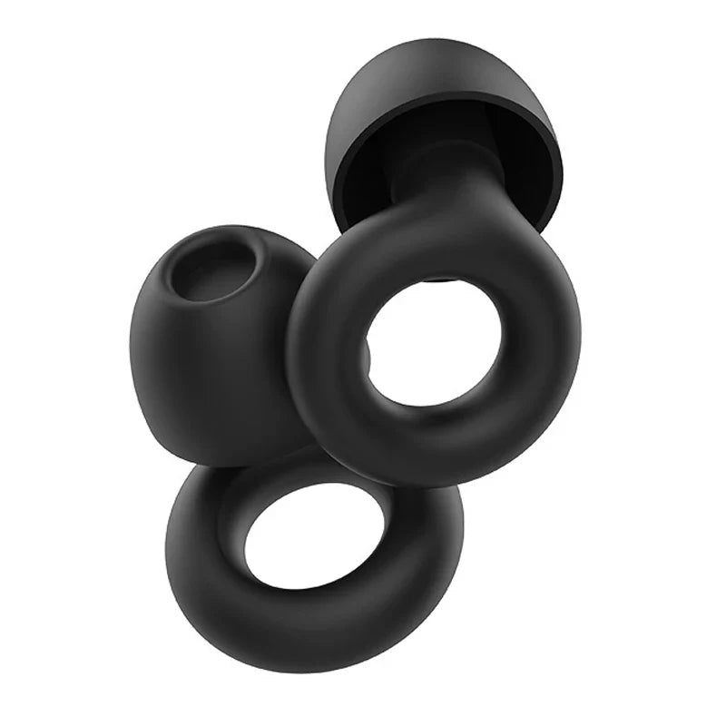 Reusable Silicone Ear Plugs – Noise Reduction for Sleep & Swim