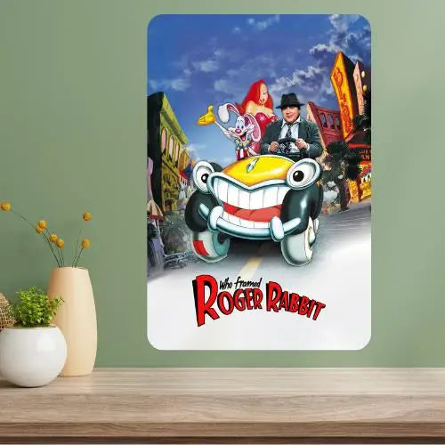 Who Framed Roger Rabbit Classic Movie Metal Poster Sign
