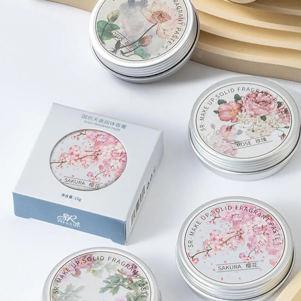 Lavender Solid Perfume Balm – Portable Long-Lasting Fragrance 15g
