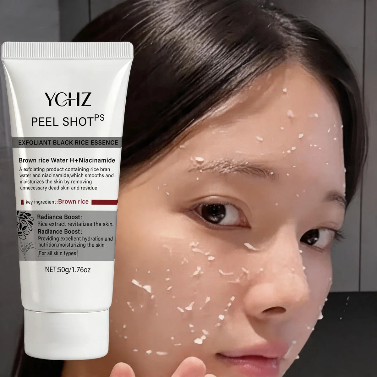 YCHZ Brown Rice Exfoliating Gel – Smooth & Moisturize Skin