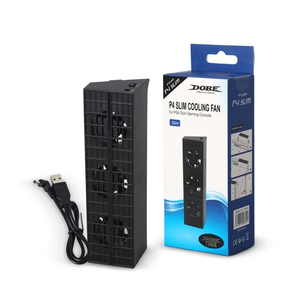 USB Turbo Cooling Fan for PS4, PS4 Pro & PS4 Slim – DC 5V