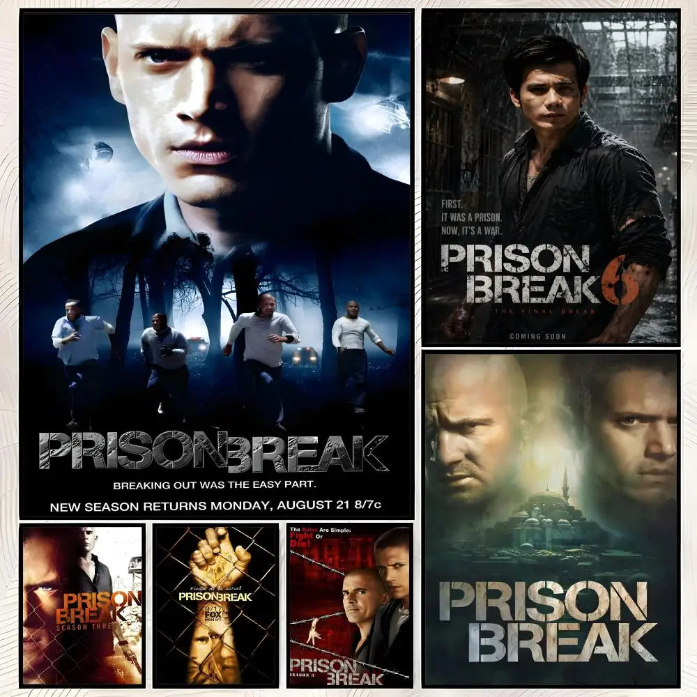 Prison Break HD Self-Stick PVC Wall Poster | Waterproof Decor