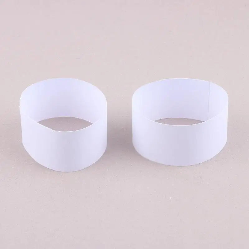 100 Self-Adhesive Cash Straps – White Money Band Wrappers