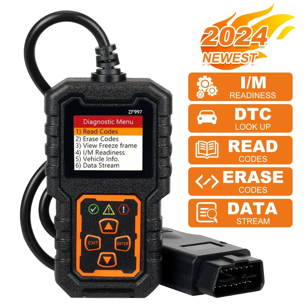 OBD2 Scanner – Engine Fault Code Reader for 1996+ Vehicles