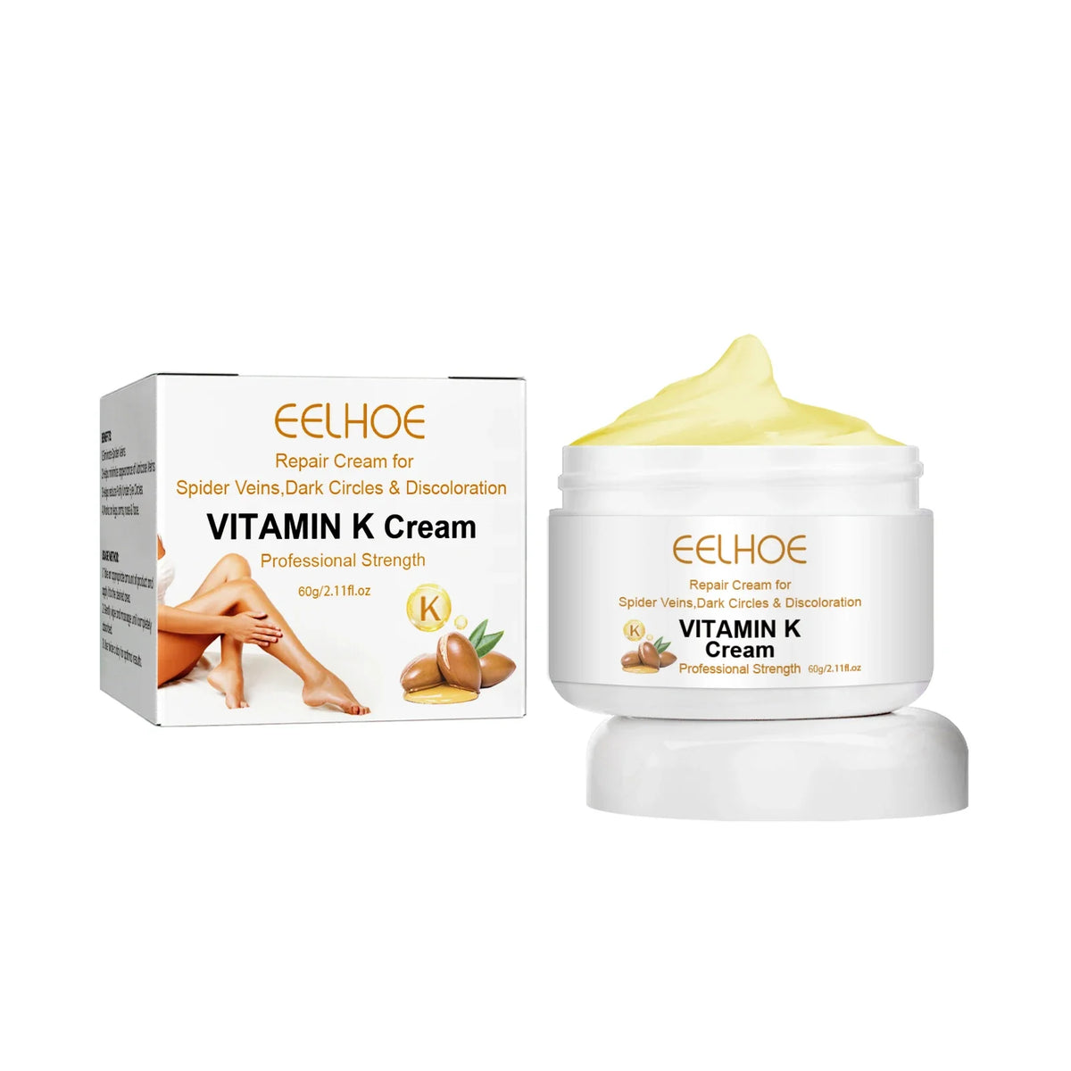 Eelhoe Vitamin K Cream – Vein Appearance & Even Skin Tone 60g