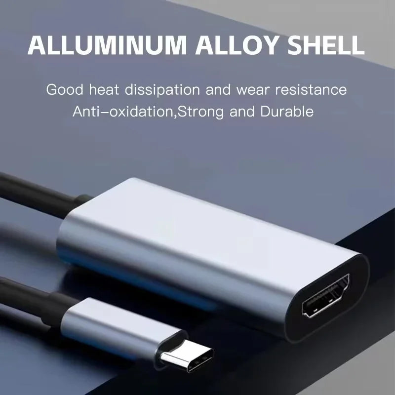 USB-C to HDMI 4K Adapter Cable | MacBook Laptop Converter