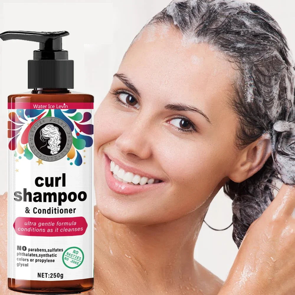 Curly Hair Shampoo & Conditioner 250g – Glycerin Moisture