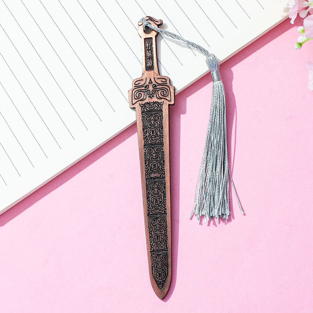 Bview Art Elegant Vintage Chinese Aesthetic Metal Bookmark Enchanting