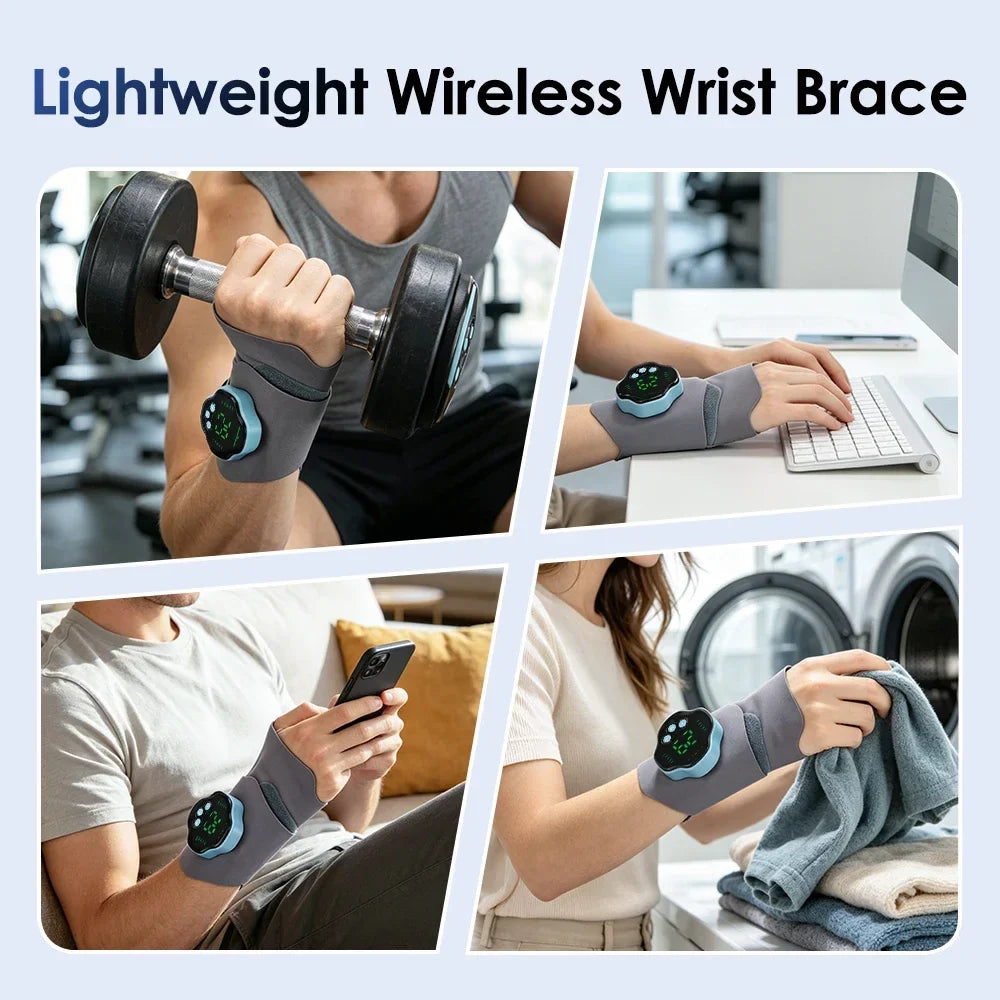 EMS Microcurrent Wrist Massager – 10 Modes & 29 Levels
