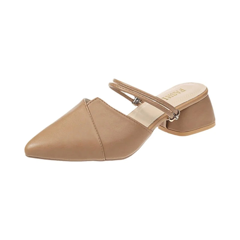 Women's Wedge Heel Pointed Toe Slip-On Sandals | Summer