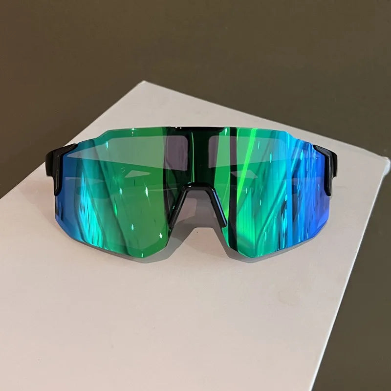Oversized UV400 Wraparound Sports Sunglasses – Cycling & Hiking