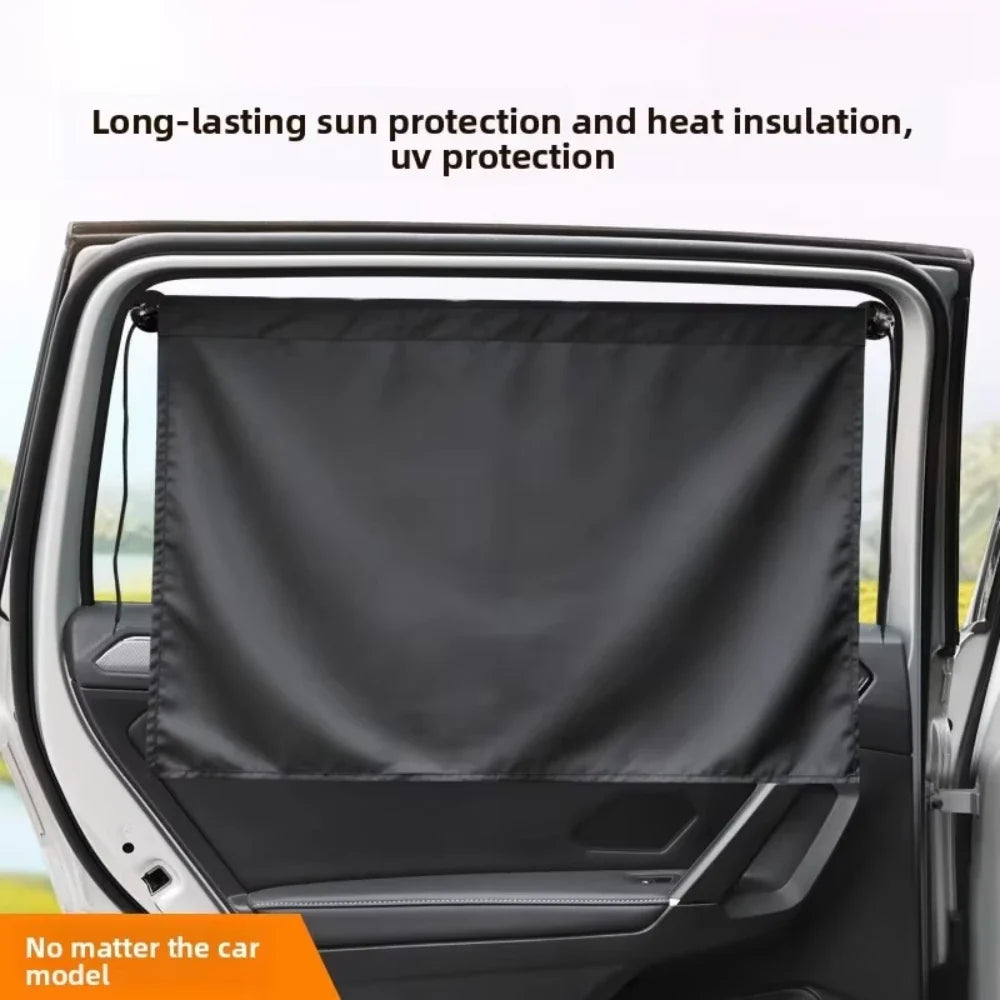 Car Window Sunshade – UV Protection Side Curtain for Kids