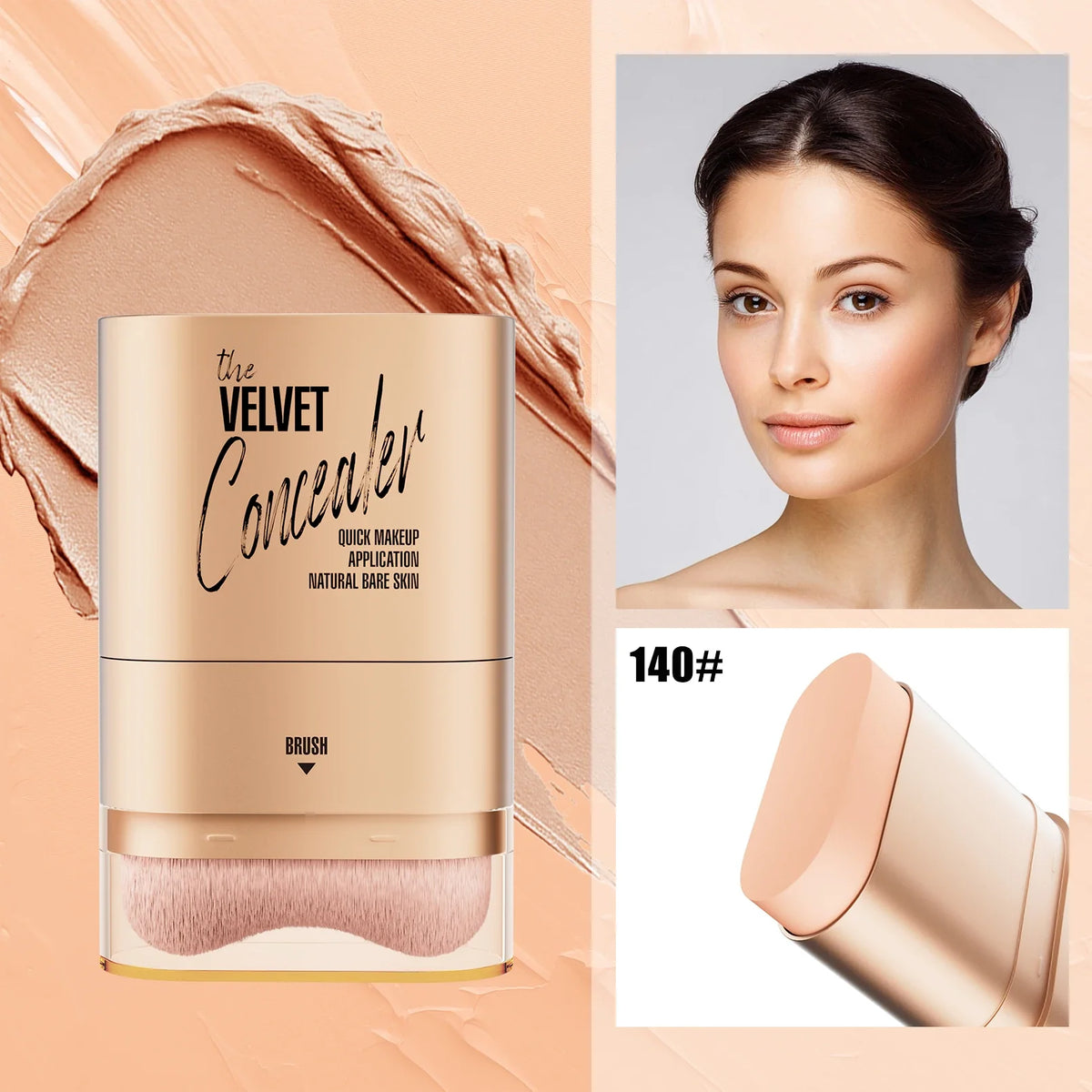 Hello Kiss Contour & Concealer Stick – Long-Wear, All Skin