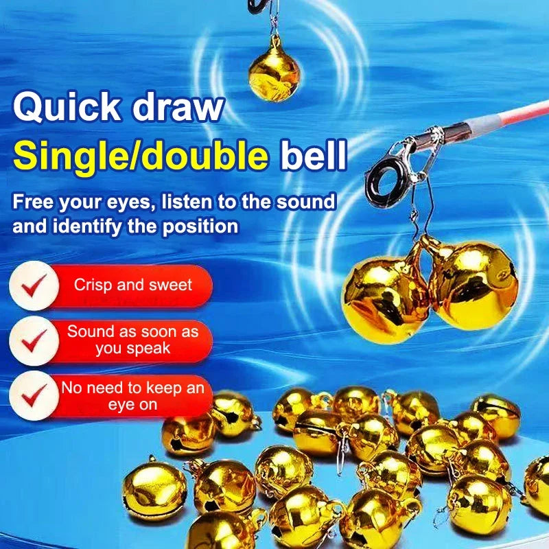Quick-Clip Fishing Bell Alarms 10/20 Pack – Night & Ice Fishing