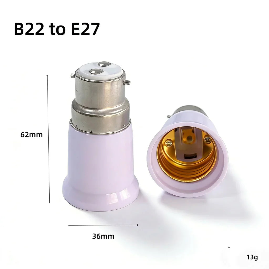 Lamp Holder Converter Compatible Socket Adapter E27 E14 Insulating
