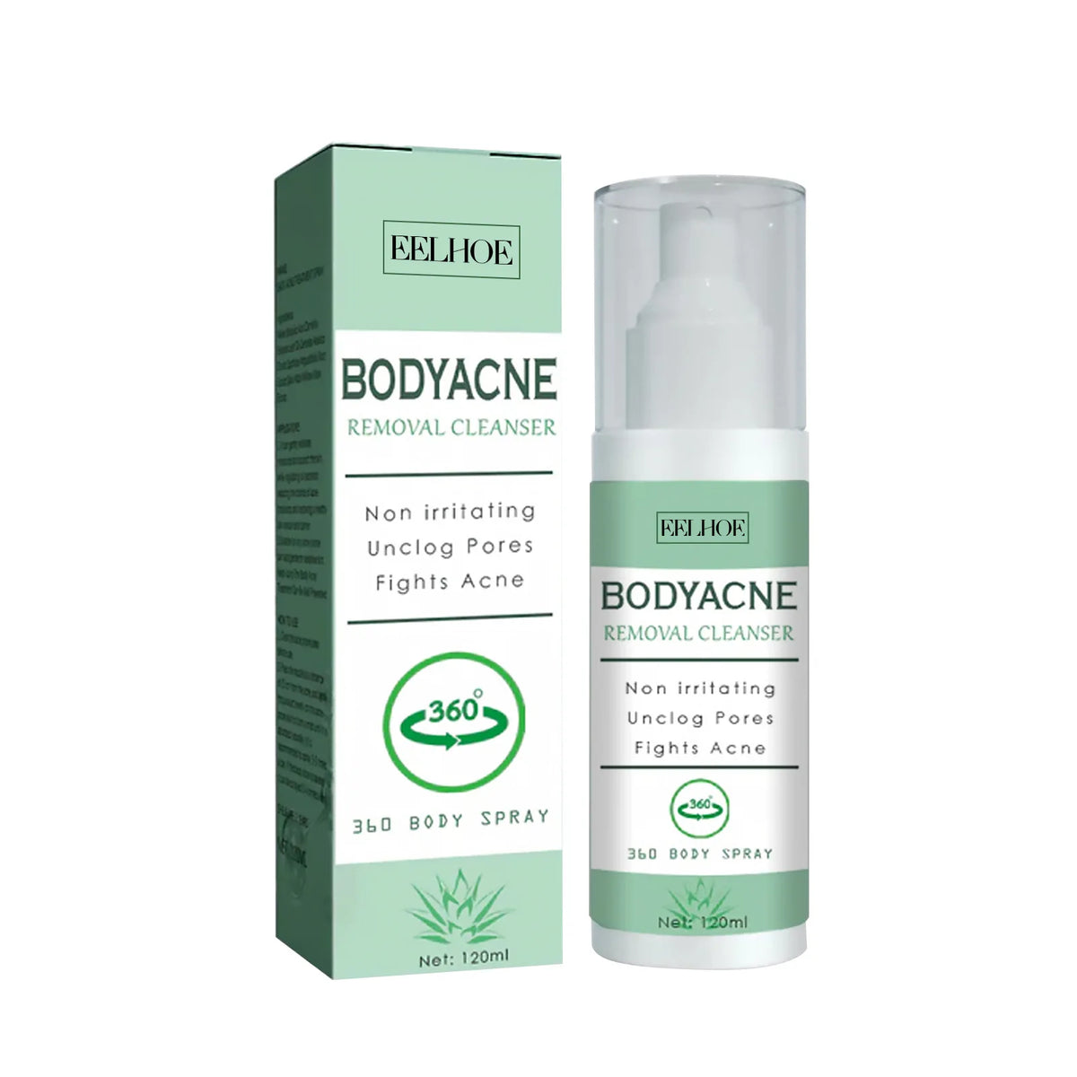 Eelhoe Back & Body Acne Repair Spray | Pore & Oil Control