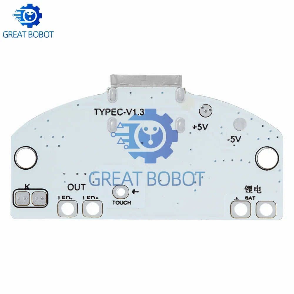 USB Type-C LED Touch Dimmer Module – 3-Gear Night Light Board