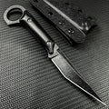YRIDEFE EDC Fixed Blade Straight Knife with Sheath