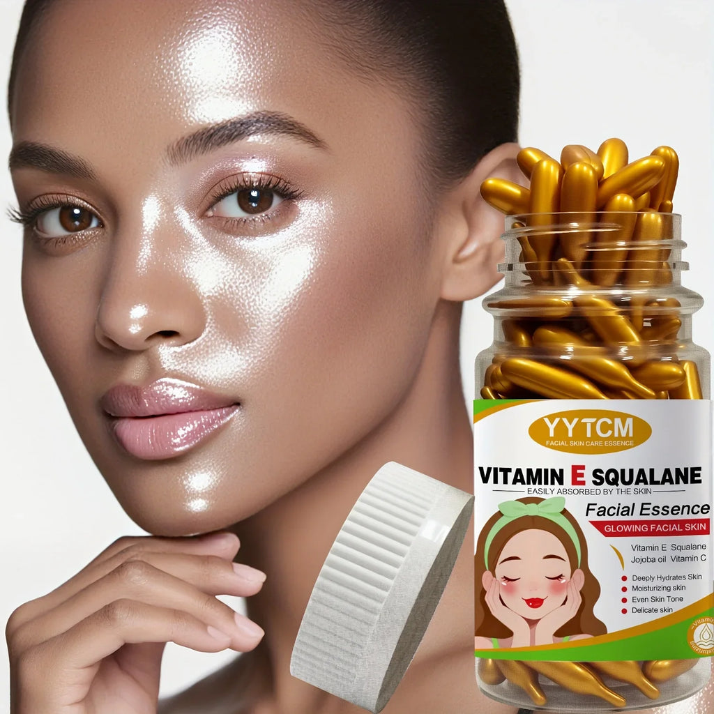 Vitamin E Capsule Essence – Deep Moisturizing & Brightening | 90ct